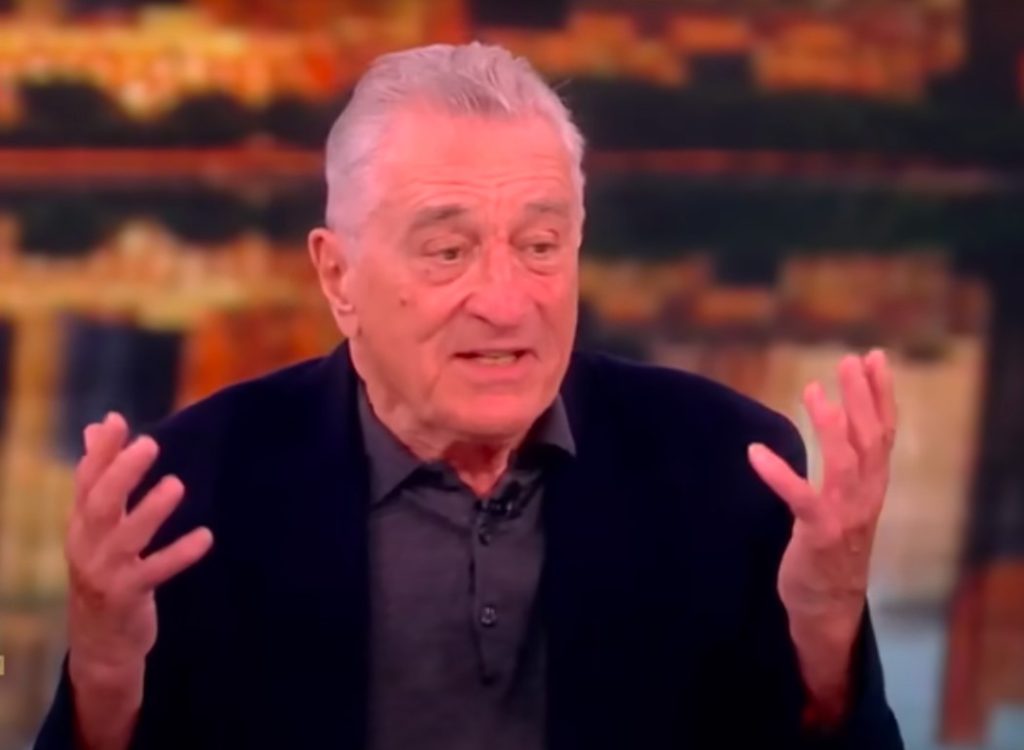 Robert De Niro: - Trumps slagord bør være "F— America, I want to f— America."