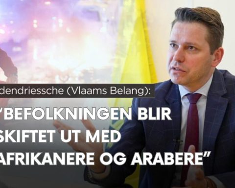 “BEFOLKNINGEN BLIR SKIFTET UT MED AFRIKANERE OG ARABERE”