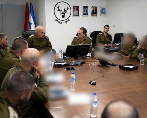 Pressebilde sluppet av det israelske forsvaret.