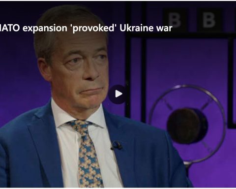 Farage: Vesten og NATO har skyld i Russlands invasjon av Ukraina