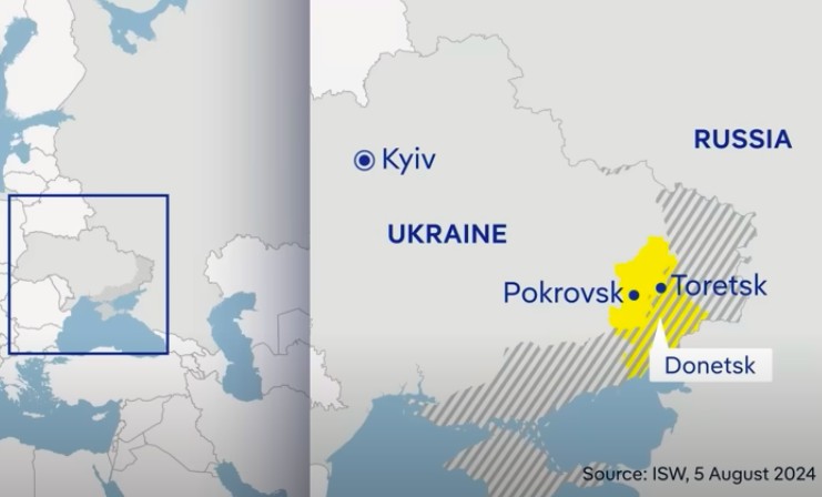 Territorial fremgang for Russland i Ukraina: 200 km² tatt i juli