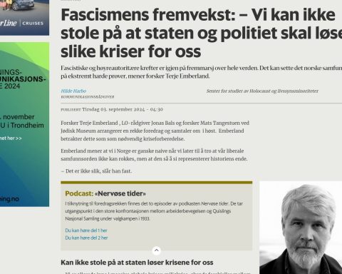 Terje Emberland oppfordrer til politisk vold mot patrioter.