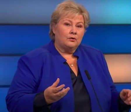 Erna Solberg forsvarer skolenedleggelsene