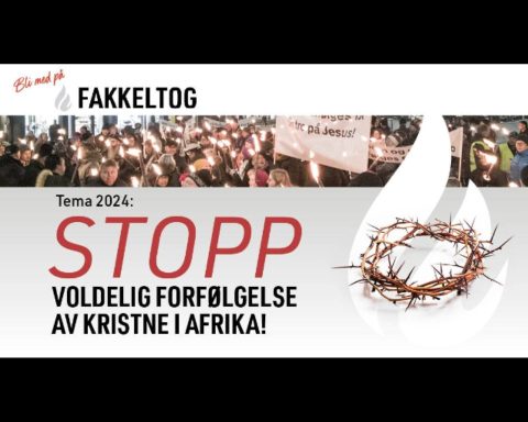 Fakkeltog i norske byer: Fokus på vold mot kristne i Afrika