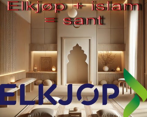 Elkjøp + islam = sant, mye sannhet ikke bare satire når Elkjøp er begeistret for å lage islamsk bønnerom for sine ansatte.