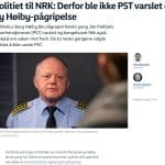 NRK skriver at PST har varslet kongehuset, og i denne artikkelen spekulerer Ove Bengt Berg, redaktør i Politikus, om hvem et kan være.