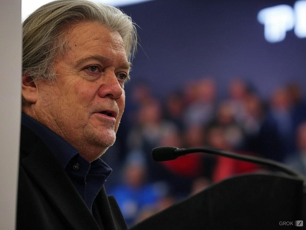 Bannon fyrer opp publikum på TP USAs "Amerika Fest"