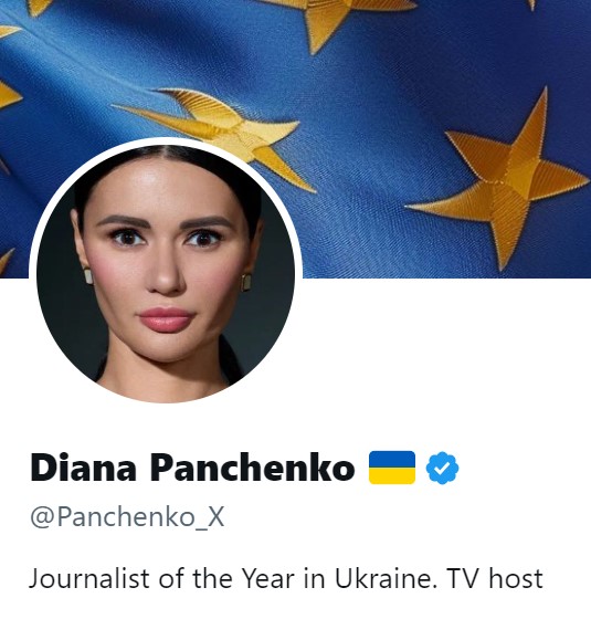 Den ukrainske regimekritiske journalisten Diana Panchenko skriver i sin presentasjon på X at Zelenskyj omtaler henne som sin personlige fiende.