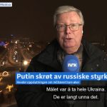 NRKs Russland korrespondent Jan Espen Kruse kommer med udokumenterte påstander om Russlands mål med krigen i Ukraina.