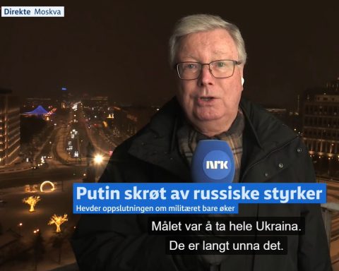 NRKs Russland korrespondent Jan Espen Kruse kommer med udokumenterte påstander om Russlands mål med krigen i Ukraina.