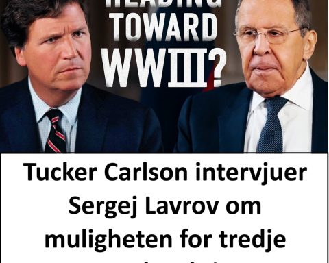 Krigshissere gjør at faren for atomkrig aldri har vært større. Tucker Carlson og Sergej Lavrov ser etter løsninger.