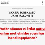 Handlingsplan mot rasism