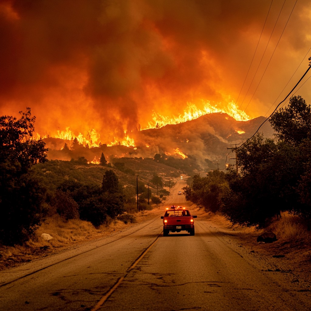 Trump slukker brannene i California