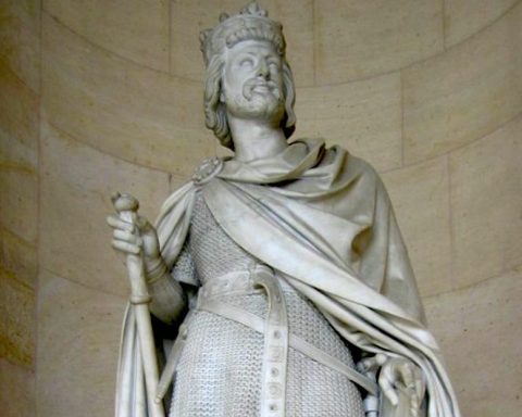 Statue Charles Martel, maire du Palais par JB Debay Père - Galerie de statues du château de Versailles