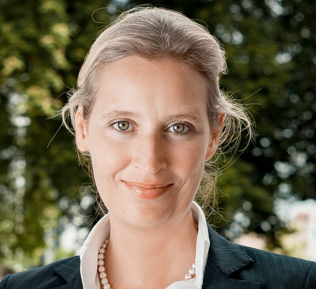 Alice Weidel, leder av AfD. Foto: afd.de