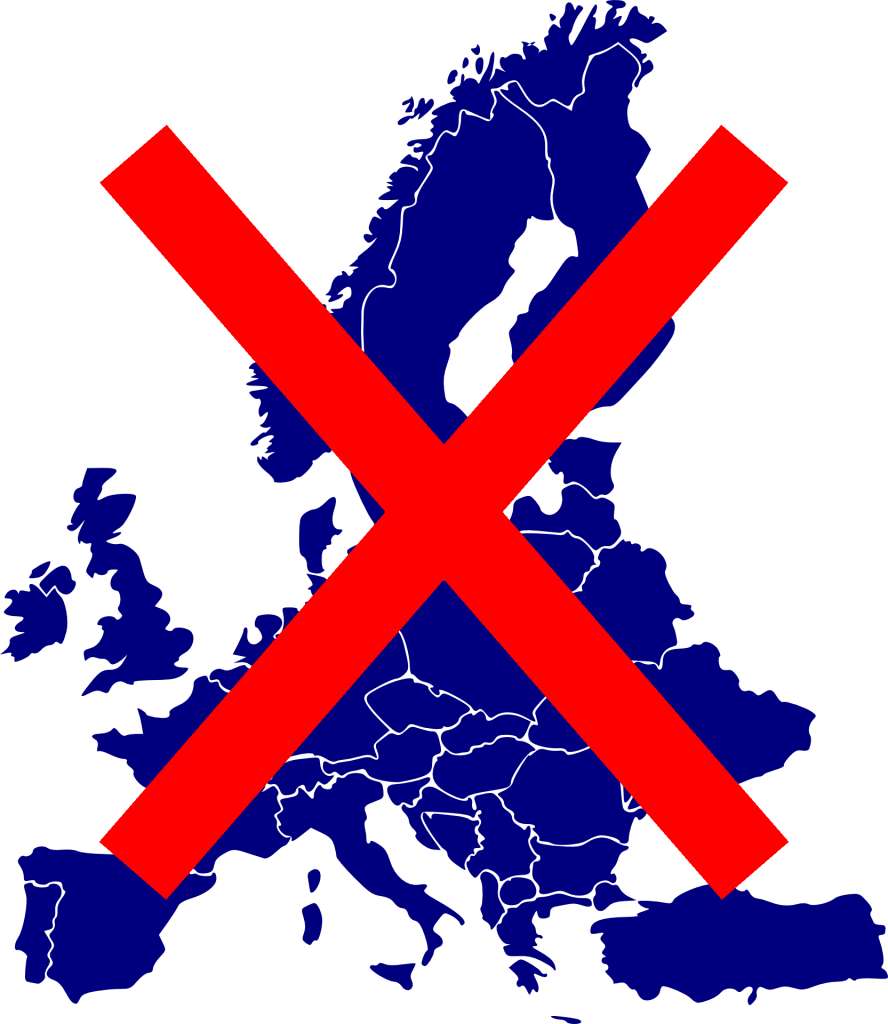 En,to, tre, og med det fjerde (riket) skal det skje. Og vips vekk Europa. (Pixabay, X lagt til med Dall-E)