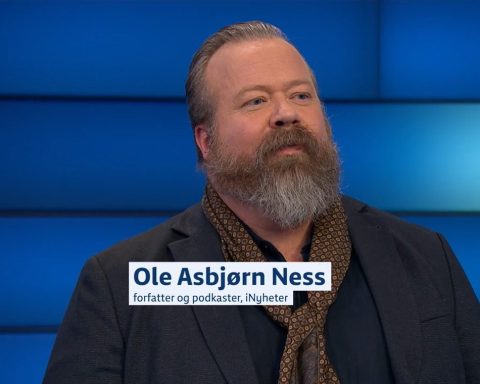 Ole Asbjørn Ness var gjest i NRK Debatten 18, februrar. Skjermdump fra NRK.