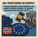 Makt til det norske folk om forsvar? Illustrasjon laget med KI, ChatGPT, Dall-E.
