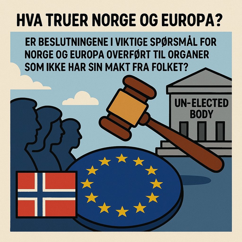 Makt til det norske folk om forsvar? Illustrasjon laget med KI, ChatGPT, Dall-E.