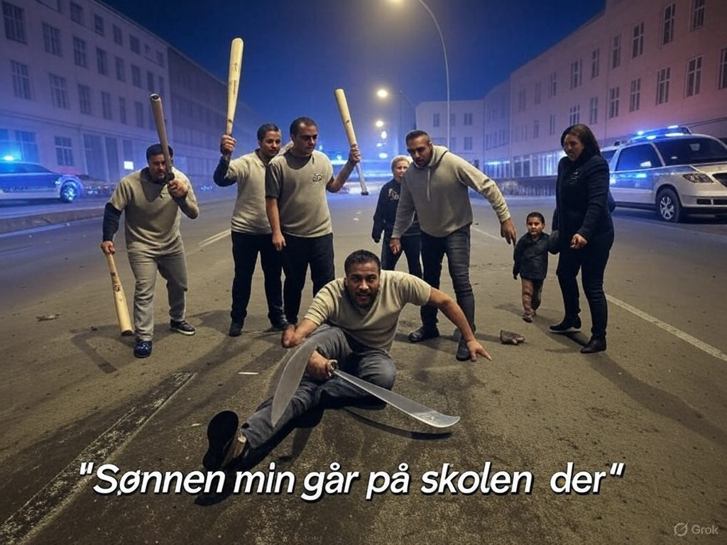 Illustrasjonsbilde med KI, Grok på X.